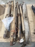Lot of single trees, log roller and more