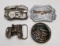 (4) Agriculture & Scenic Belt Buckles