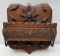 Early Wooden Tramp Art Comb Box
