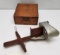 Vintage Viewfinder with Decorative Wooden Box