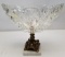 1960's Crystal Bowl on Marble Base