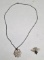 RZM Marked German Sterling Necklace & NSFK Pin