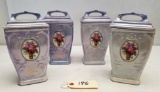 (4) Mepoco German Ceramic Storage Set