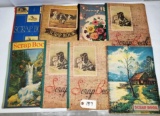(8) Vintage Unused Scrap Books