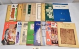 (21) Vintage Musical Play Sheet Books