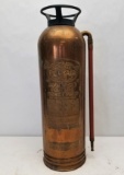Vintage Brass Quik Aid TS-15 Fire Extinguisher