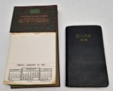 Mid 1900's Calendar and NOS Diary
