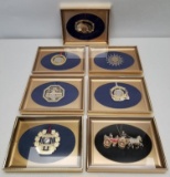 (7) United States Mint Christmas Ornament Sets