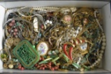 Jumbo lot of Chains, Necklaces, misc. Jewelry,