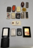 (16) Vintage Lighters (includes 4-Zippo)