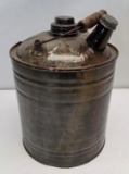 Vintage Wood Handled Kerosene Can