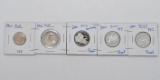 Proof Silver Quarters (4) proof dime,