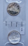 Canadian Silver Dollars,