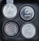 Silver Rounds (4),