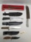 (5) Assorted Fixed Blade Knives with Sheathes