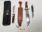 (3) Western Fixed Blade Knives