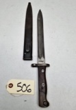 Vintage Unmarked Bayonet
