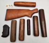 Assorted Wooden Buttstock & Fore Grips