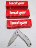 (3) NEW Kershaw Zing SS 1730SS Folding Knives