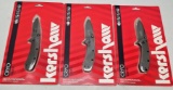 (3) NEW Kershaw Cryo 1555TIX Folding Knives