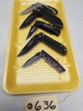 (5) Assorted Smith & Wesson Folding Knives