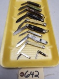 (11) Assorted Vintage Folding Knives
