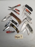 (12) Assorted Folding Knives