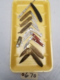 (10) Assorted Folding Knives