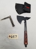 NEW Mtech USA Hatchet and Folding Knife