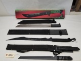 (4) Large Blade Knife Sets