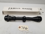 NEW Famous Maker 3-9X40MM Rifle Scope