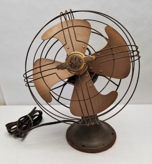 Vintage General Electric Oscillating Fan