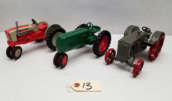 (3) Vintage Diecast Tractors