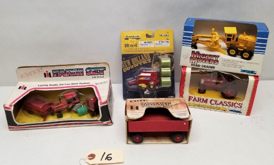 (5) ERTL Miniature Tractors in Original Packages