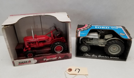 ERTL Farmall A  and Ford 9N Tractors