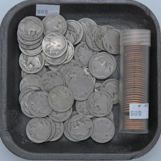 Buffalo Nickels (51) Lincoln Cents (45)