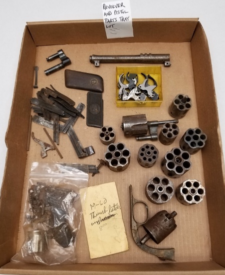 Assorted Revolver and Pistol Parts