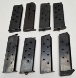 (8) Assorted 45 ACP Mags