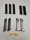 (9) Colt, Browning, S$W and Hi Standard 22 LR Mags