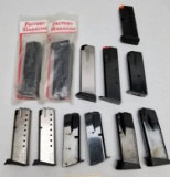 (12) Assorted 40 S&W Mags and (2) 9MM Mags