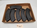(6) NEW Tapco 7.63X39MM 30-Round Polymer Mags