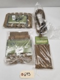 (4) NEW Condor Tan Pouches and Straps