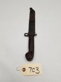 Vintage AK-47 Bayonet with Scabbard