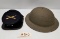 Early U.S. Military Helmet and Civil War Cap