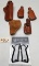 5 assorted used Bianchi Gunleather Holsters