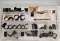 Assorted Rifle Sights and Scope Ring Parts