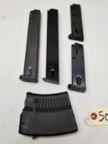 5 Assorted used, like new, Mags