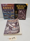 3 Pocket Knife Collectore Books