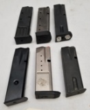 6 Used Sdouble Stock .40 + 9mm mags