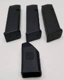 3 Glock 17 rd 9mm mags and Loading Tool